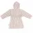 Halate pentru copii Jollein Halatel de baie Jollein Stripe Terry Wild Rose GOTS (1-2 ani)