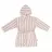 Halate pentru copii Jollein Halatel de baie Jollein Stripe Terry Wild Rose GOTS (1-2 ani)