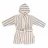 Halate pentru copii Jollein Halatel de baie Jollein Stripe Terry Olive Green GOTS (1-2 ani)