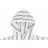 Halate pentru copii Jollein Halatel de baie Jollein Stripe Terry Sea Green GOTS (1-2 ani)