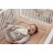 Covor educativ Jollein Covoras de joaca Jollein Pure Knit Biscuit, 75x95 cm