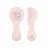 Set perie Kikkaboo Pieptene si perie KikkaBoo Savanna Pink