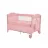 Манеж Kikkaboo Patut pliabil cu 2 niveluri KikkaBoo Milky Way Pink 2023