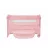 Манеж Kikkaboo Patut pliabil cu 2 niveluri KikkaBoo Milky Way Pink 2023