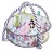 Игровой коврик Kikkaboo Salteluta de joaca KikkaBoo Animals World cu 30 bile
