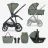 Коляска Kikkaboo Carucior 3 in 1 KikkaBoo Chiara Army Green