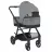 Carucior Kikkaboo Carucior 3 in 1 KikkaBoo Mia Grey