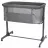 Кроватка Kikkaboo Patut co-sleeper KikkaBoo Noah Dark Grey 2025