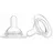 Tetina din silicon Kikkaboo Set 2 tetine din silicon KikkaBoo UniFlow Wide, marimea XL