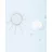 Lampa Kikkaboo Lampa de noapte cu broderie KikkaBoo Dream Big Blue