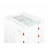 Saltea infasat Kikkaboo Salteluta pentru infasat moale KikkaBoo Jungle King, 70x50 cm