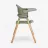 Детский стульчик для кормления Kikkaboo Scaun de masa 6 in 1 KikkaBoo Woody Army Green