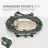 Сумка Kikkaboo Geanta pentru mame KikkaBoo Florence Secret Garden Green