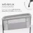Кроватка Kikkaboo Patut co-sleeper KikkaBoo Noah Light Grey 2025