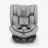 Scaun auto pentru copii Kikkaboo Scaun auto cu isofix KikkaBoo i-Roll i-Size Light Grey, 40-150 cm