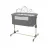 Кроватка Kikkaboo Patut co-sleeper KikkaBoo Amaris Dark Grey