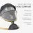 Детское кресло-качалка Kikkaboo Leagan electric KikkaBoo Ashlee 2025 Dark Grey