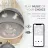 Детское кресло-качалка Kikkaboo Leagan electric KikkaBoo Ashlee 2025 Dark Grey