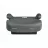 Scaun auto înălțător pentru copii Kikkaboo Inaltator KikkaBoo i-Tip i-Size Dark Grey, 125-150 cm