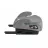 Scaun auto înălțător pentru copii Kikkaboo Inaltator KikkaBoo i-Tip i-Size Light Grey, 125-150 cm