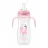 Бутылочка для кормления Kikkaboo Biberon din plastic KikkaBoo Jungle King Pink, 400 ml