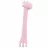 Набор детских столовых приборов Kikkaboo Lingurita de silicon KikkaBoo Giraffe Roz
