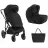 Carucior Kikkaboo Carucior 2 in 1 KikkaBoo Thea Black