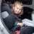 Scaun auto pentru copii Kikkaboo Scaun auto cu isofix i-Size KikkaBoo i-Track Dark Grey, 100-150 cm