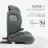 Scaun auto pentru copii Kikkaboo Scaun auto cu isofix i-Size KikkaBoo i-Track Dark Grey, 100-150 cm