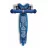 Trotineta Micro Trotineta Micro Mini Deluxe Galaxy Glitter LED Navy