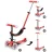 Trotineta Micro Trotineta Micro Mini2Grow Deluxe Magic LED Red