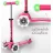 Trotineta Micro Trotineta Micro Mini Deluxe Magic LED Pink