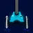 Trotineta Micro Trotineta Micro Maxi Deluxe Glow LED Plus Crystal Blue