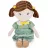Papusa Petite&Mars Papusa de plus Petite&Mars Hannah Verde, 35 cm