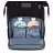 Rucsac Petite&Mars Rucsac pentru mame Petite&Mars Jack Just Black