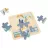 Puzzle Premaman Puzzle din lemn Premaman Rhino, 9 piese