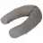 Perna Ceba Baby Perna pentru gravide din microfibra Babycare Gri, 150 cm