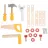 Jucarie educativa Premaman Masa de joaca din lemn Premaman DIY Workbench