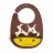 Слюнявчик Skip Hop Bavetica de silicon Fold & Go Skip Hop Zoo Girafa