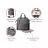 Rucsac Skip Hop Rucsac pentru mame Skip Hop Mainframe Charcoal