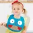 Baveta Skip Hop Bavetica de silicon Fold & Go Skip Hop Zoo Bufnita