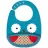 Baveta Skip Hop Bavetica de silicon Fold & Go Skip Hop Zoo Bufnita