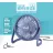 Вентилятор Cellular Line Ventilator Cellularline Desk Breeze, Violet