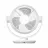 Вентилятор Xiaomi Ventilator Xiaomi Air Circulation, Alb