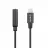 Cablu audio Boya Audio Adaptor Boya BY-K3, Lightning - 3.5 mm, 0,06m, Negru