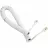 Кабель Cablexpert Cablu spiralat al receptorului telefonic Cablexpert TC4P4CS-2M, Alb