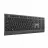 Tastatura fara fir GEMBIRD Keyboard Gembird KB-MCH-06-CYRL, Slimline, Chocolate type, 1.8m, USB-A + C, EN/RU, Black