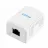 Priza Cablexpert Priză pentru montare pe perete Cablexpert NCAC-1F5E-01, Alb