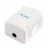 Priza Cablexpert Priză pentru montare pe perete Cablexpert NCAC-1F5E-01, Alb
