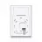 Acces Point Ubiquiti Punct de acces fără fir Ubiquiti U7-Pro-Wall, 688 Mbps, 4324 Mbps, 5764 Mbps, Alb